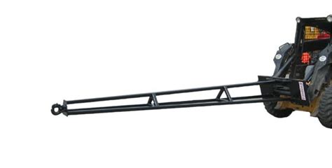 fixed length skid steer truss boom